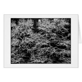 "Winter Abstract"-vakantiekaart - Seizoen