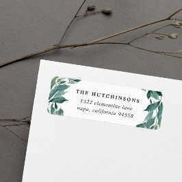 Winter Abundance Return-adres Etiket