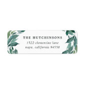 Winter Abundance Return-adres Etiket (Voorkant)