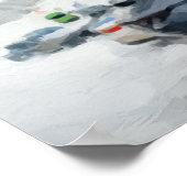 Winter Adventure Parking Scene Poster (Hoek)