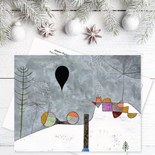 Winter Afbeelding Abstract Paul Klee Briefkaart