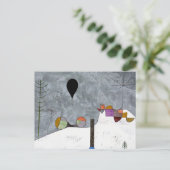 Winter Afbeelding Abstract Paul Klee Briefkaart (Staand voorkant)