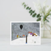 Winter Afbeelding Landschap Paul Klee Briefkaart (Staand voorkant)