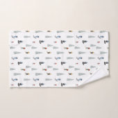 Winter afdaling patroon bad handdoek (Handdoek)