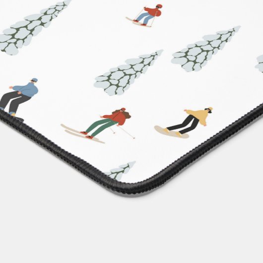 Winter afdaling patroon bureaumat (Hoek)