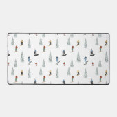 Winter afdaling patroon bureaumat (Voorkant)