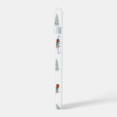 Winter afdaling patroon iPhone 15 case (Linkerkant)