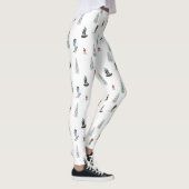 Winter afdaling patroon leggings (Rechts)