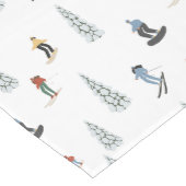 Winter afdaling patroon medium tafelloper (Hoek)