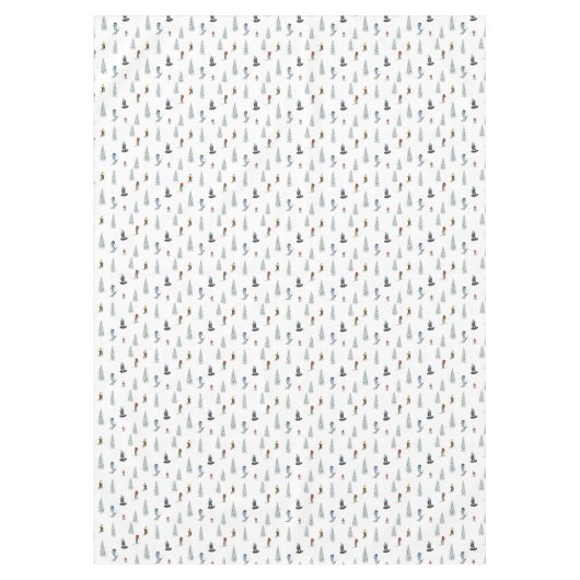 Winter afdaling patroon tafelkleed (Voorkant)