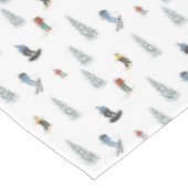 Winter afdaling patroon tafelkleed (Gekanteld)