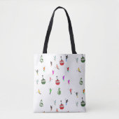 Winter afdaling skiërs Skipatroon Tote Bag (Voorkant)