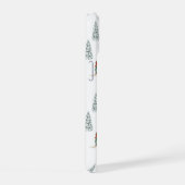 Winter Afdalingspatroon iPhone 15 Case (Rechterkant)