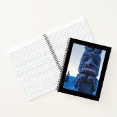 Winter Alaska Totem Pole Foto ontworpen Notitieboek (Binnen)