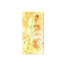 Winter Alfons Mucha Art Nouveau
