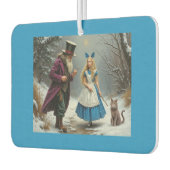 Winter Alice blauwe auto luchtverfrisser (Links)