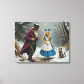 Winter Alice canvas print (Voorkant)