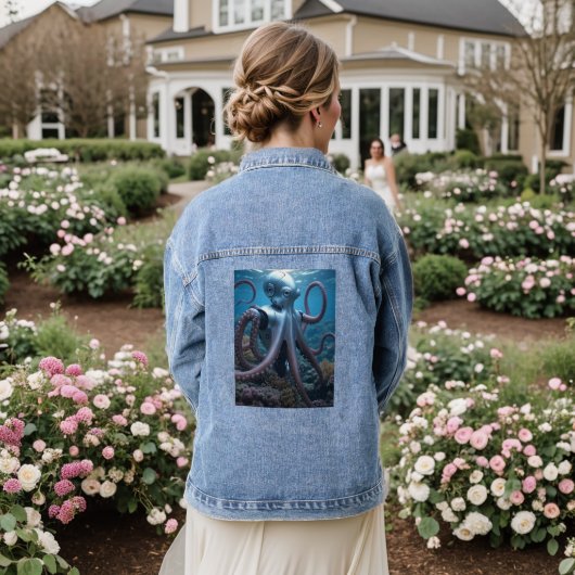 Winter Alice dames denim jas Jacket (Huwelijk Achterkant)
