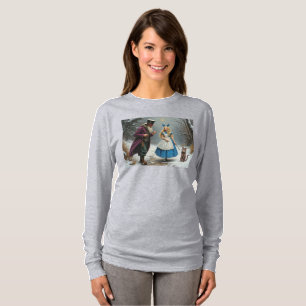 Winter Alice dames grijs T-shirt met lange mouwen