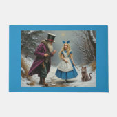 Winter Alice deurmat (Voorkant)