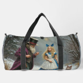 Winter Alice grote duffel tas (Achterkant)