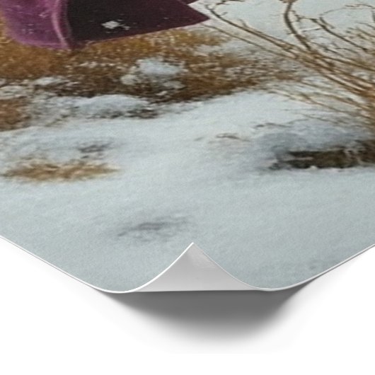 Winter Alice matte waarde poster (Hoek)