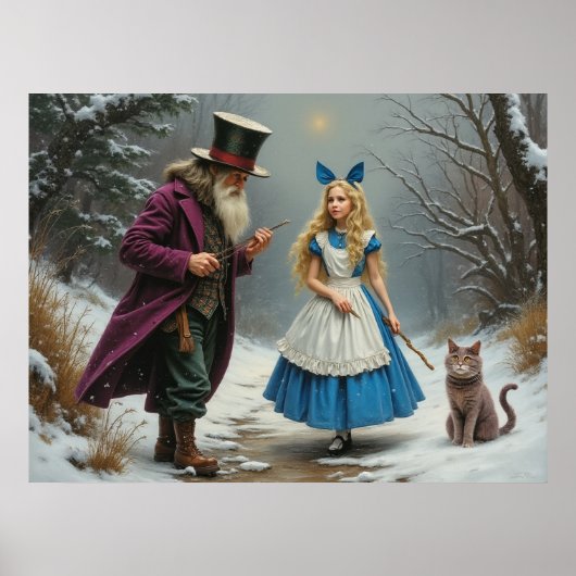 Winter Alice matte waarde poster (Voorkant)