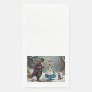 Winter Alice papieren gastenhanddoeken Servet