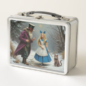 Winter Alice roestvrij lunchbox (Voorkant)