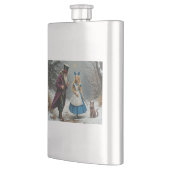 Winter Alice roestvrijstalen fles Flacon (Links)