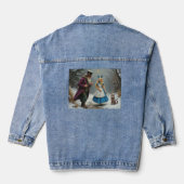Winter Alice vrouwen denim jas Denim Jacket (Achterkant)