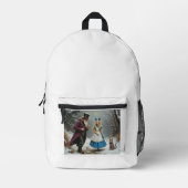 Winter Alice witte rugzak (Voorkant)