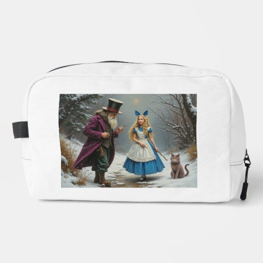 Winter Alice witte toilettas Toilettasje (Voorkant)
