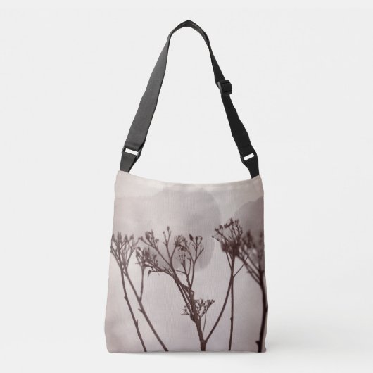 Winter all-over-print crossbody tas (Voorkant)