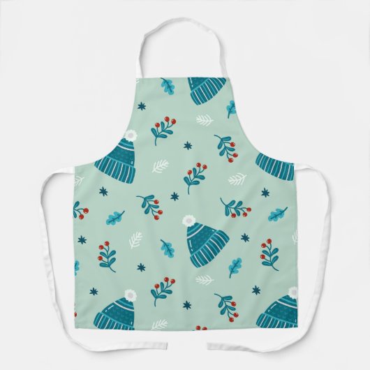 Winter All-Over Print Schort (Voorkant)