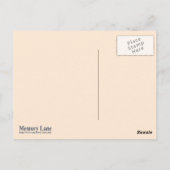 Winter - Alphonse Mucha Art Nouveau Briefkaart (Achterkant)