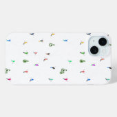 Winter Alpine Skiërs Skiën Patroon Case-Mate iPhone Case (Achterkant (horizontaal))