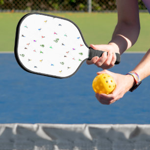 Winter Alpine Skiërs Skiën Patroon Pickleball Paddle