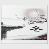 Winter-Amerikaans pakpapier (Vlak)