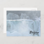Winter Amerikaanse Herfsten, bevroren | Niagara De Briefkaart (Voorkant / Achterkant)