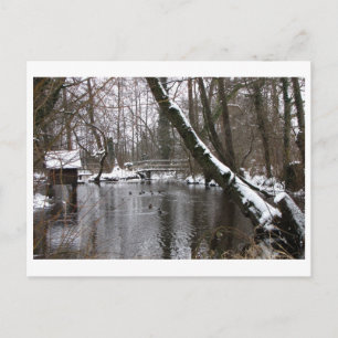 Winter an der Wümme Briefkaart