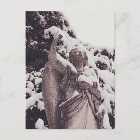 Winter Angel Briefkaart (Voorkant)