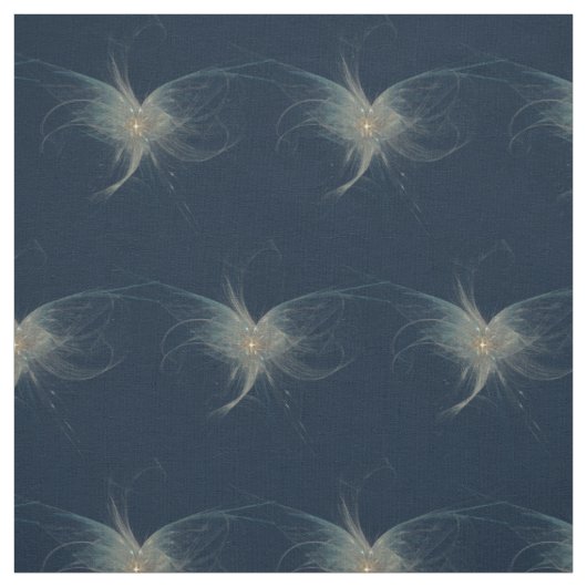 Winter Angel Fractal Art Stof (Swatch)