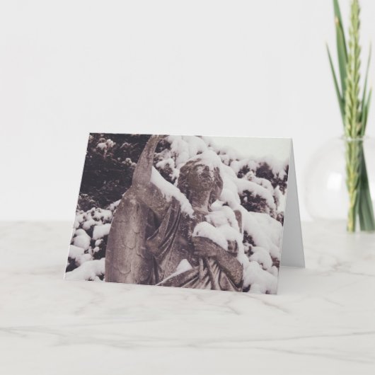 Winter Angel Kaart (Voorkant)