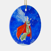 Winter Angel Keramisch Ornament (Rechts)