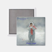 Winter Angel Magneet (Voorkant / Achterkant)