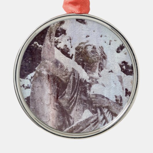 Winter Angel Metalen Ornament (Voorkant)