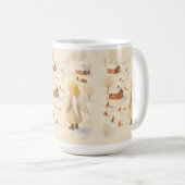 Winter Angel Mug Christmas Village Gift Koffiemok (Voorkant rechts)