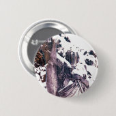 Winter Angel Ronde Button 5,7 Cm (Voorkant /achterkant)