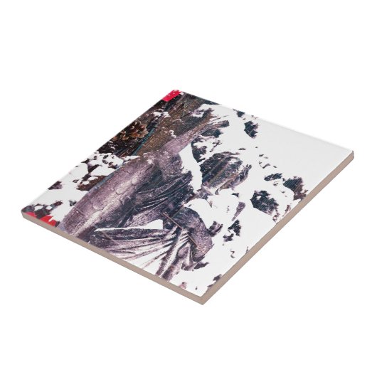 Winter Angel Tegeltje (Zijkant)